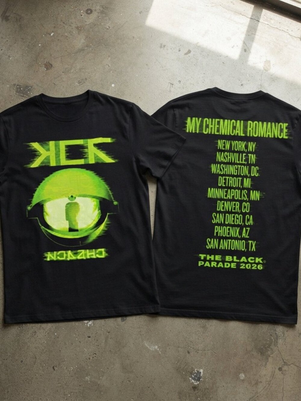 My Chemical Romance The Black Parade Tour 2026 T-Shirt